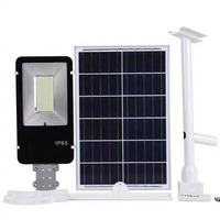 Kit de lampadaire solaire à LED à panneau séparé, direct usine, avec télécommande, montage sur poteau, 100W-200W, IP65, pour éclairage routier extérieur et communautaire
