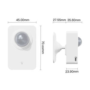 Detector de Movimiento Humano Infrarrojo WiFi LEDEAST PD06, Sensor PIR de Seguridad Inteligente para el Hogar Controlado por la Aplicación Tuya, Automatización Instantánea PD06 - Product Image 3