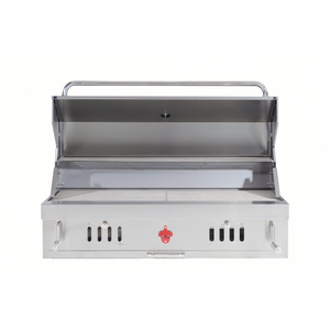 304 נירוסטה מבער גריל רב תכליתיים גדול בנוי בפחם לשימוש כפול בפחם גריל bbq עם rotiserie - Product Image 1