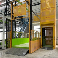 CE-Zertifizierter Hersteller 1T 2T 3T 4T 5T Elektrischer Plattformlift Ketten-Warenlift Fracht-Aufzug