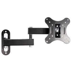 Support mural inclinable à 3 articulations pour téléviseurs LED LCD de 14 à 24 pouces, noir - Product Image 1