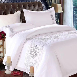Custom Hotel Economical Bed <strong>Sheet</strong> Set <strong>Queen</strong> Size Bedding Set Embroidery Designs on Bed <strong>Sheets</strong> - Product Image 3