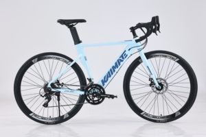 Bicicletta in lega di alluminio 700C Mountain Bike da strada con freni a doppio disco a velocità variabile e <span class=keywords><strong>manubrio</strong></span> a goccia per uomini e donne adulti - Product Image 5