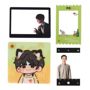 Llavero de acrílico personalizado con imagen de personaje Kpop y soporte, set de regalo cultural creativo - Product Image 3
