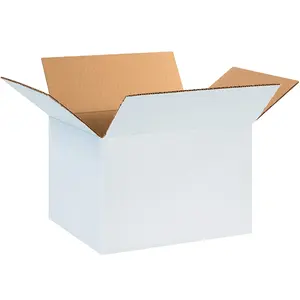 Caja corrugada blanca E/ B/C/BE/AB ranura 2mm 3mm 4mm 5mm7mm para cajas de embalaje