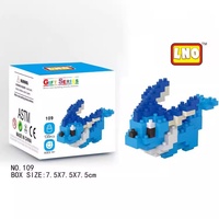 Jouet de construction à micro-particules, blocs de construction emboîtables en plastique ABS, série Elf Fantasy & Sci-Fi, vente en gros