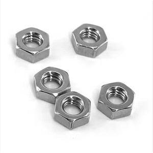 Fabbrica all'ingrosso DIN934 Standard in acciaio inox dadi esagonali dado esagonale - Product Image 1