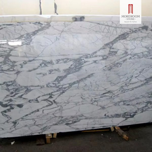 Baldosa de Mármol <span class=keywords><strong>Italiano</strong></span> Bianco Statuarietto con Acabado Pulido de Alto Brillo, Diseño Moderno Ecológico para Baño y Villa - Product Image 1