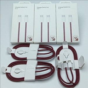 สายชาร์จและสายส่งข้อมูล USB‑C ถึง USB‑C PD แบบถักไนลอน 1M สำหรับโทรศัพท์ไอโฟน 15‑18 แมคบุคแพด USB‑C - Product Image 3