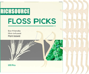 100% biyobozunur ağız bakımı Set organik mısır nişastası serin nane diş seçtikleri bambu kömür kaliteli kutulu doğal Pick - Product Image 2