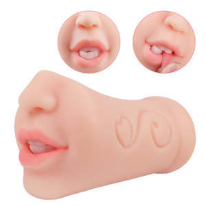 Ultra-Realistische Tpe Mannelijke Masturbator Orale <span class=keywords><strong>Sex</strong></span>-Stijl Seksspeeltjesbeker Voor Mannelijke Masturbatie - Product Image 1