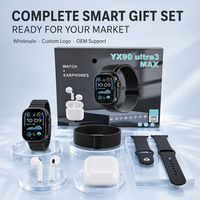 XTAURI 2026 Nouvelle Montre Connectée YX90 Ultra3 Max Combo Écouteurs TWS Grand Écran HD Étanche Appel Bluetooth Moniteur Fréquence Cardiaque et Sommeil