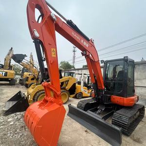 Mini-excavatrice KX165 d'occasion, peinture noire d'origine USA, 6 tonnes, modèle 2018, moteur hydraulique HAWE et PLC, chenilles en caoutchouc, mini-pelle. - Product Image 5