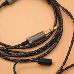 Cable trenzado para auriculares de 3,5 mm, Plug-and-Play, para Shure SE215 315 535 846 UE900, Cable de audio - Product Image 4
