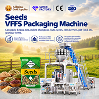 Machine d'emballage automatique multifonctionnelle verticale pour graines de 200g à 500g