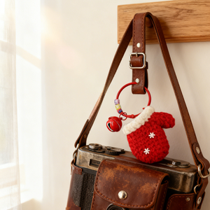 Llavero <span class=keywords><strong>de</strong></span> Ganchillo Hecho a Mano con Forma <span class=keywords><strong>de</strong></span> Guante y Gorro <span class=keywords><strong>de</strong></span> Santa, Adorno para Bolsos, Juguete Suave, Decoración Navideña, Regalo para Amigos, Marcador <span class=keywords><strong>de</strong></span> <span class=keywords><strong>Libros</strong></span> - Product Image 3