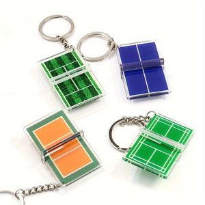 Venta al por mayor <span class=keywords><strong>de</strong></span> promoción sublimación bádminton <span class=keywords><strong>Tenis</strong></span> <span class=keywords><strong>de</strong></span> <span class=keywords><strong>Mesa</strong></span> lindo logotipo personalizado en blanco Anime claro personalizado forma acrílico llavero - Product Image 1