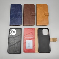 Étui portefeuille pour Xiaomi 17 Redmi Note 11 12 13 14 15 Pro avec fente pour cartes et béquille, en cuir PU, pour K90 K80 POCO M7