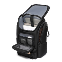Ozuko 9840 ransel harian ramping tahan air untuk Gym, kantor & Kota perjalanan, cocok untuk Laptop 15.6 inci & Tablet, saku anti-saku tersembunyi