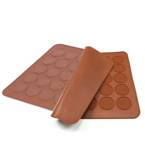 Tapis de cuisson en silicone personnalisés avec logo, résistants à la chaleur, petits, ronds, pour pâtisserie, avec cercles - Product Image 2