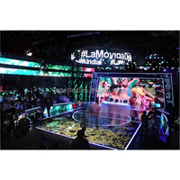 Pantalla LED Digital Comercial con Marco Metálico para Alquiler en Interiores y Exteriores, Ideal para Centros Comerciales, Escenarios y Eventos