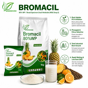 Pesticida Professionale Bromacil 80% WP, Erbicida Sistematico ad Assorbimento Radicale, Polvere Idrabile <span class=keywords><strong>per</strong></span> Eliminare <span class=keywords><strong>Erbacce</strong></span> a Foglia Larga - Product Image 1