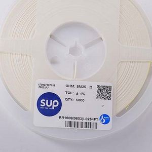 Bulk Discount RR1608 0603L8254FT 0603 1608 Resistors Chip Resistors SMD Resistors 8.25Mohm 1% 1/10W Thick Film Resistor - Product Image 1