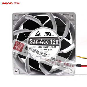 พัดลมแกน Sanyo San Ace 120 ขนาด 48V 2.0A 120 มม. พัดลมระบายความร้อนอุตสาหกรรมแบบปริมาณลมสูง - Product Image 1