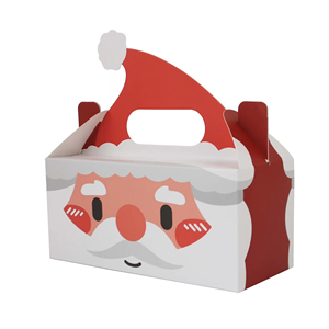 Cajas de Regalo para Dulces, Galletas, Sushi y Aperitivos, con Asas, Ecológicas, Reciclables, de Papel, para la Escuela, el Aula, Fiestas Navideñas, Recuerdos de Fiesta Navideña en 3D - Product Image 3