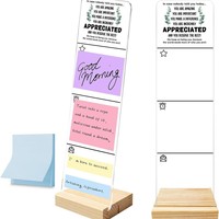 Autocollant décoratif rectangulaire en acrylique pour moniteur d'ordinateur, avec logo et message, technique d'impression, pour anniversaire et remise de diplôme