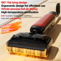 Aspirateur sans fil portatif auto-nettoyant sec et humide avec fonction de séchage PTC pour usage extérieur et automobile