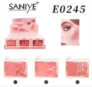 Palette de fard à joues Saniye E0245, fini mat, haute pigmentation, maquillage pour le visage, taille standard, teint moyen - Product Image 1