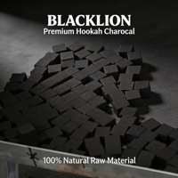 Machine à fabriquer du charbon BLACKLION, briquettes de charbon de noix de coco carbonisé, 22mm-27mm, charbon carré noir pour chicha