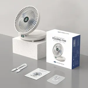 Ventilateur pliable de bureau de voyage USB nouvellement Rechargeable Ventilateur de table de bureau pliant extérieur portable