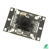 Usine haut pixel HD 1080P IR-LED grand angle de vision lentille trou de goupille module de caméra OEM pour système d'entrée d'entrée automatique