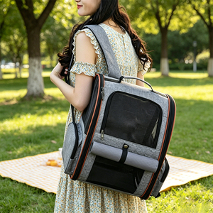 Expandable <b>Cat</b> Carriers <b>Backpack</b> for Small Medium Dogs Travel Hiking Walking Breathable Pet Carrying Bag Carriers <b>Backpack</b> - Product Image 5