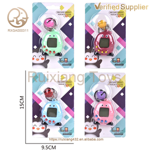 สัตว์เลี้ยงเสมือนจริงแบบพกพา รุ่นมินิ คลาสสิก ลายการ์ตูนเพนกวิน สำหรับเด็ก พร้อมพวงกุญแจ ของเล่นขายส่ง - Product Image 3