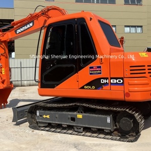 Miniexcavadora Usada Doosan DH80 de Bajo Precio y Alta Calidad, Maquinaria para Movimiento de Tierras, Equipo de Construcción, Excavadoras Doosan 55 60 80 - Product Image 3