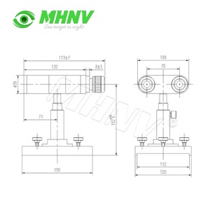 Mhnv 6x Binoculair Front <span class=keywords><strong>Collimator</strong></span> Testen Optische As Parallellisme (10 ") Vergroting Verschil Focale Optische Instrumenten - Product Image 3