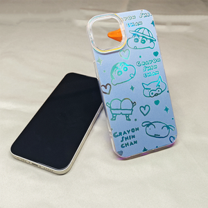 เคสโทรศัพท์สีฟ้า TPU สำหรับ iPhone XR XS 7 8 12 13 MINI 11 14 15 16 PRO MAX ออกแบบได้ตามต้องการ - Product Image 5