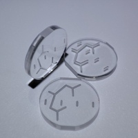 Plaque de valve en céramique d'alumine monocristalline pour analyseurs de sang dans les dispositifs médicaux pièce en céramique saphir