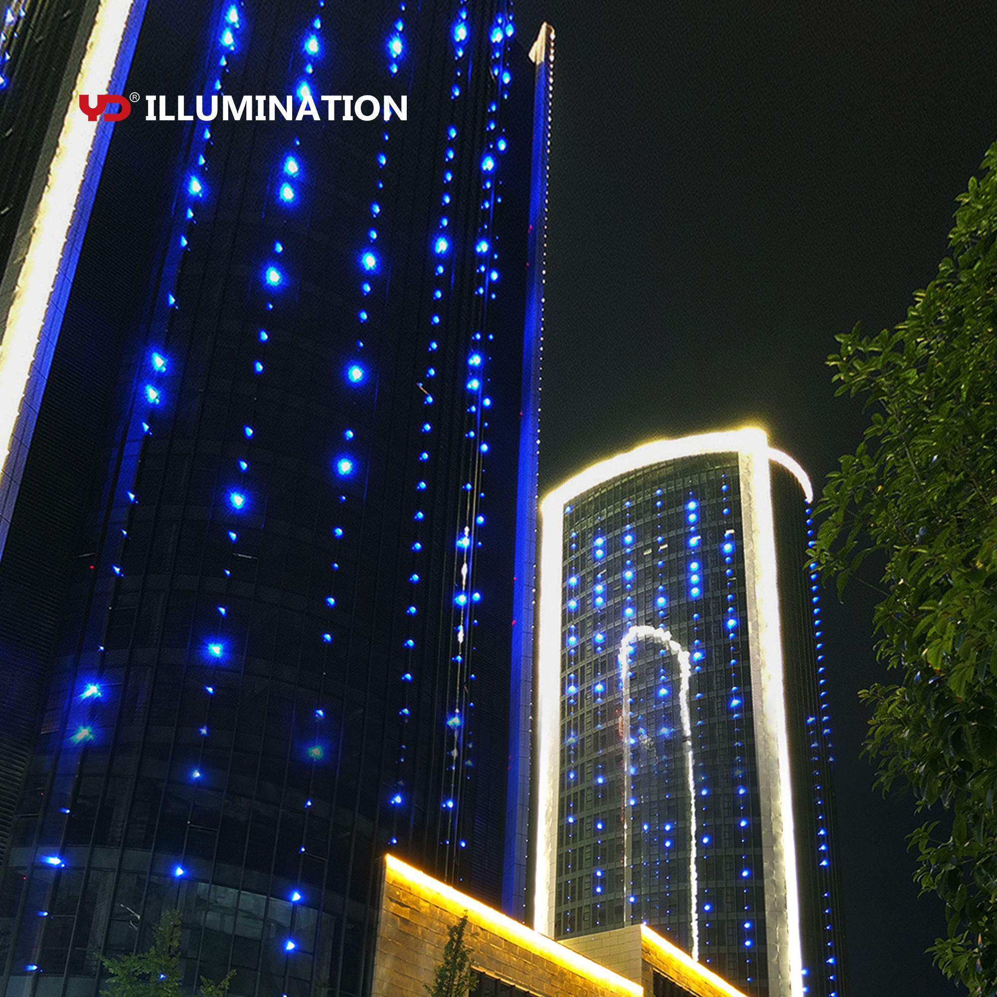 High Quality RGBW IP68 Led Point Light for Outdoor Permanent Lighting of Landscape and Facade