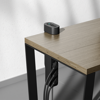 Prise de table 3 prises 2 USB-A 1 USB-C PD20W 125V 15A Protection contre les surtensions IP20 Type US Bureau & Maison OEM