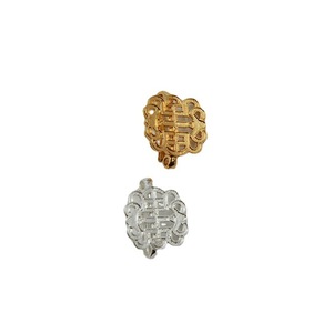 Pendentif bouton fait main en cuivre pur, couleur inaltérable, 23x19mm, épingle à cheveux, accessoires Hanfu Cheongsam, matériel DIY, sans nickel - Product Image 5
