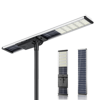 Lampe solaire commerciale extérieure 120W 150W 180W, lampadaire solaire intégré à LED 100W, contrôleur de lampadaire solaire MPPT