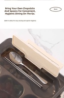 Boîte à lunch isotherme carrée en acier inoxydable 304 à 5 compartiments avec logo personnalisé, bol à soupe amovible, compatible micro-ondes, vente en gros