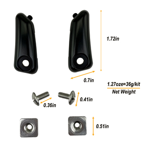 Kit de Sujeción de Correa de Barbilla para Casco Speedflex, Tornillos y Tuercas Metálicas Negras y Doradas, Kit de Sujeción de Correa de Barbilla Speed Flex - Product Image 4
