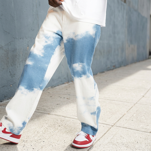 Pantalon crayon en velours côtelé pour homme, bleu uni, respirant, écologique, résistant à la décoloration, imprimé numériquement, style streetwear automne - Product Image 2