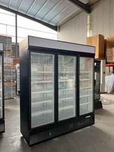 Enfriador de Bebidas Refrigerado por <span class=keywords><strong>Aire</strong></span> de 1500L con 3 Puertas de Vidrio, <span class=keywords><strong>Placa</strong></span> de Hierro Esmaltado para Exhibición Multiusos en Supermercados - Product Image 5