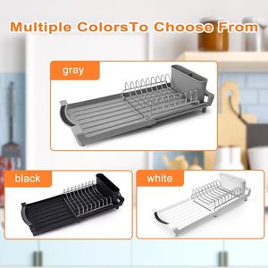 Panier de drainage carré extensible pour évier de cuisine, égouttoir d'évier, support d'égouttage pour évier - Product Image 5